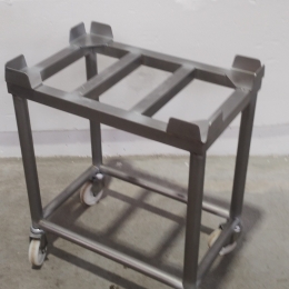 s/s mobile cart for E2 Crate